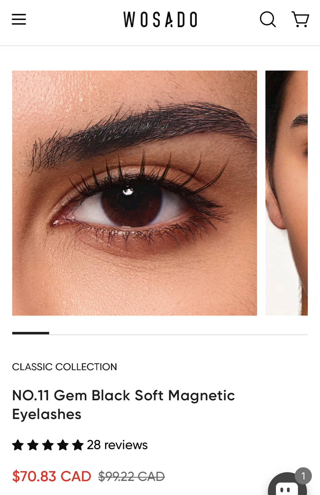 (Wosado) 마그네틱 속눈썹 팔아요! 매트로타운근처 - Magnetic eyelashes 썸네일