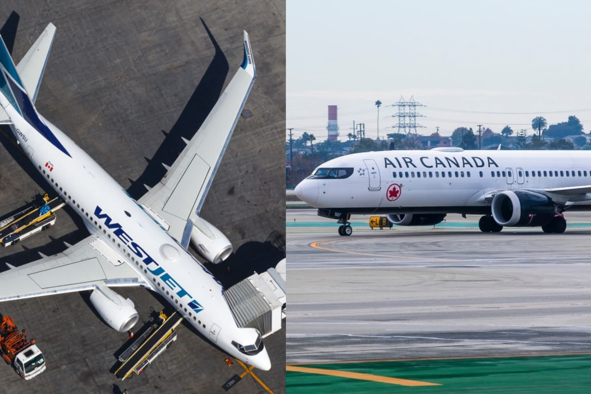 Air Canada와 WestJet, 여객 평가로 세계적 상 휩쓸어!-이미지