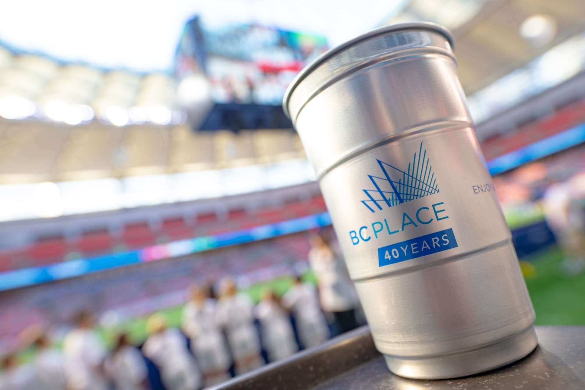 BC Place, 혁신적인 셀프 서브 알코올과 친환경 컵 도입으로 스포츠 팬들 환영-이미지