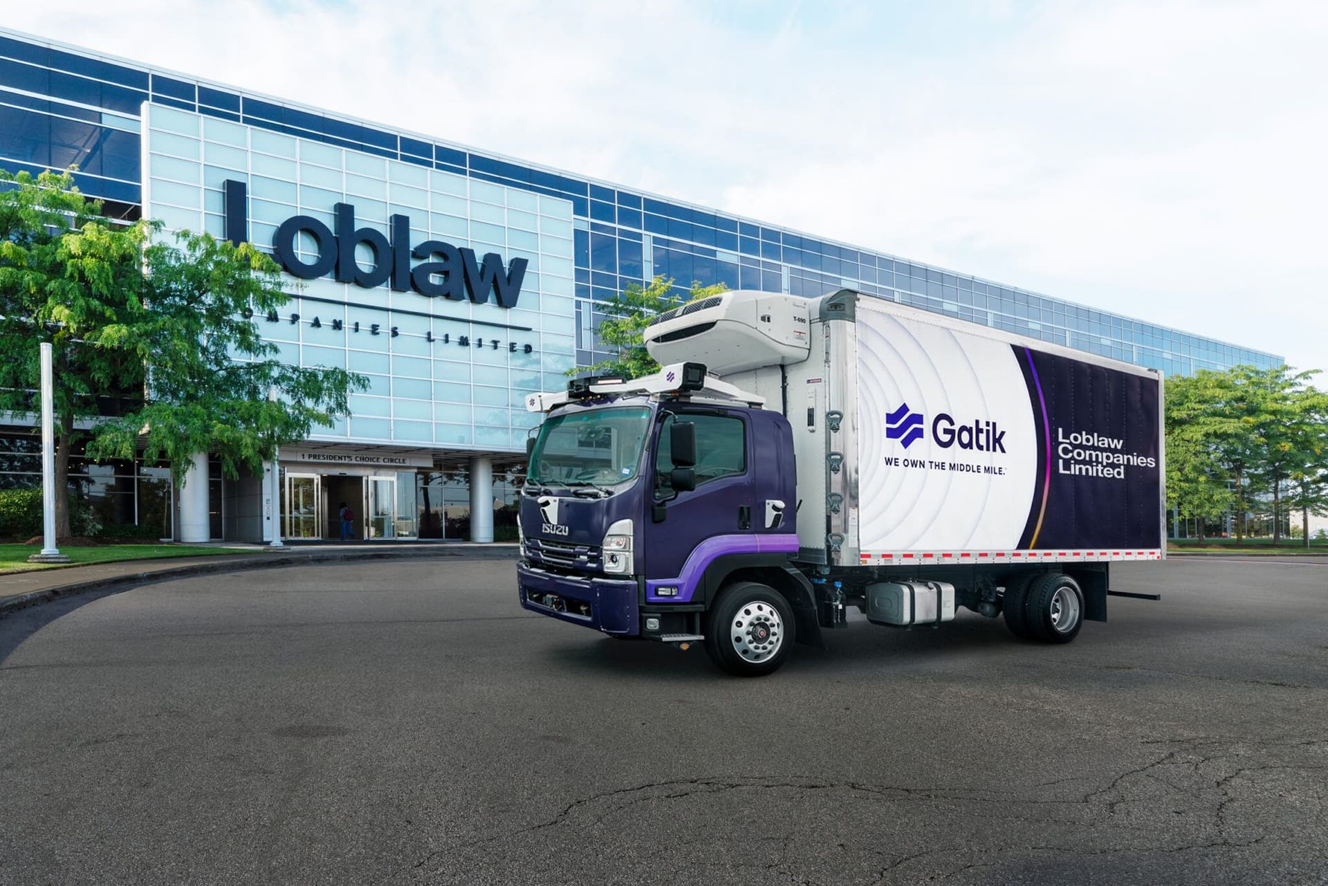 캐나다 최대 식료품점 Loblaw, 토론토 지역에 무인 AI 트럭 50대 도입한다!-이미지