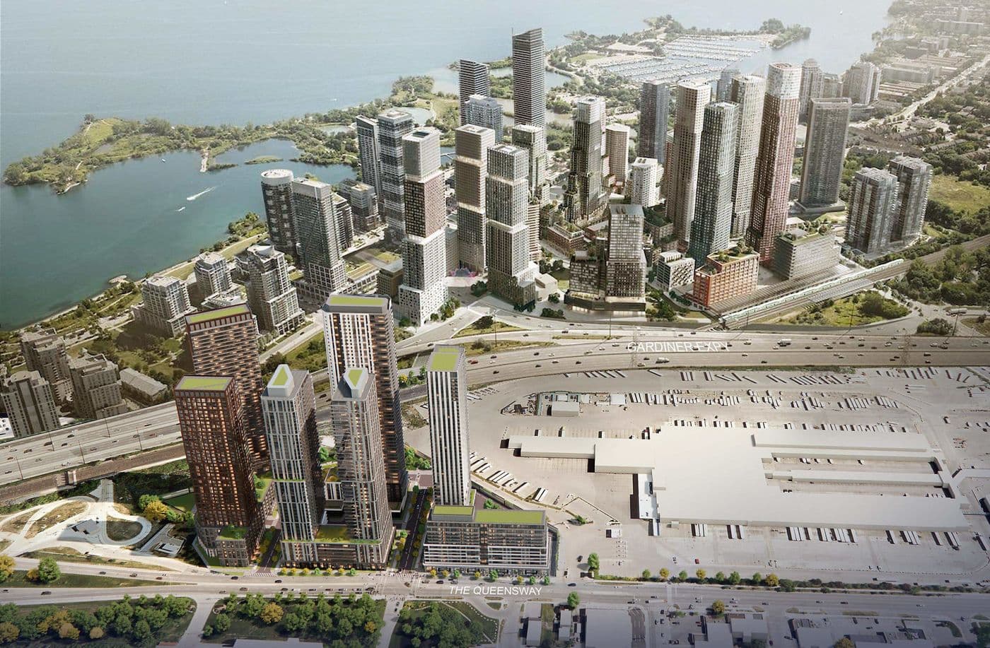 Toronto의 상업 단지, 야심찬 고층 건물로 변신할까?-이미지