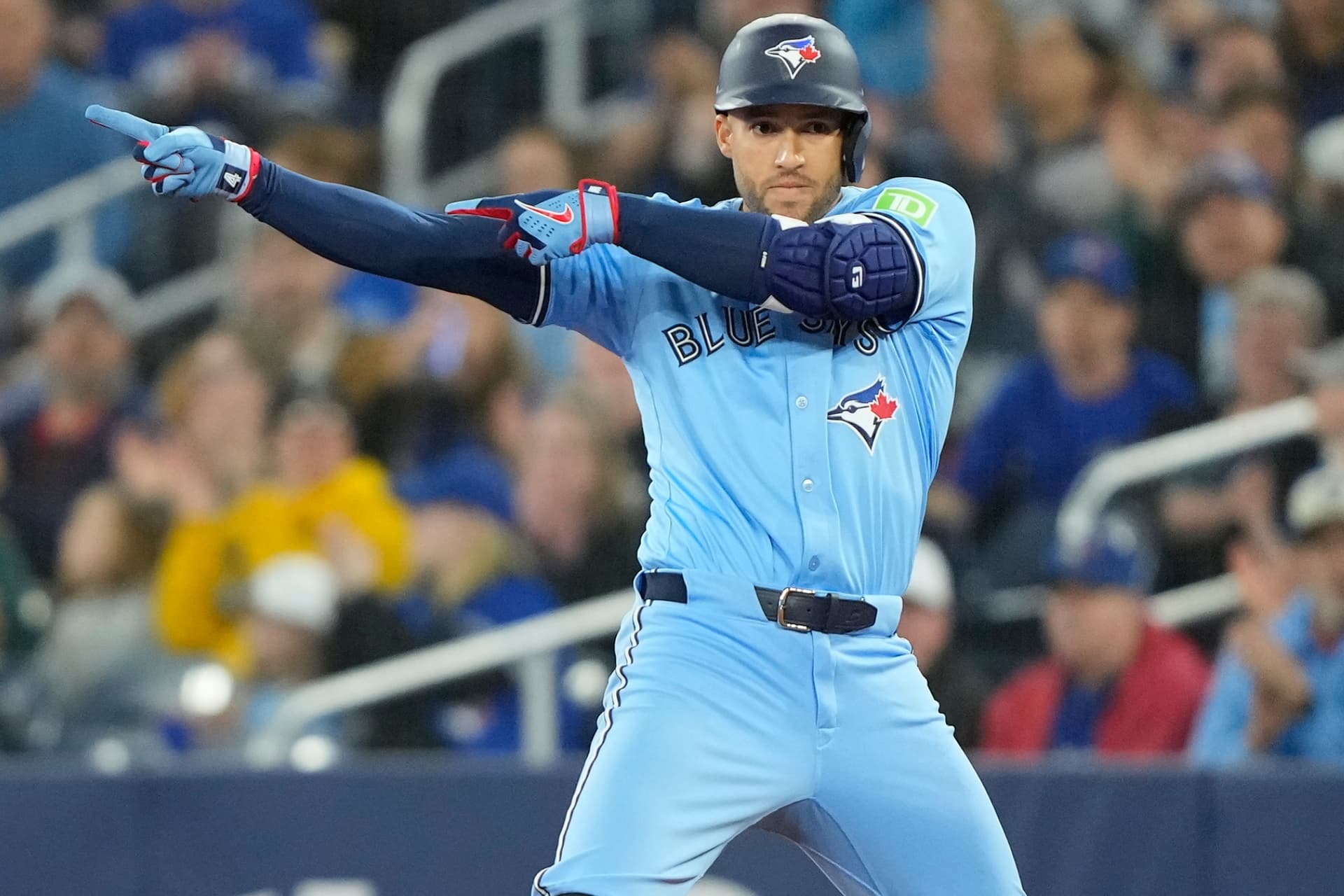 토론토 블루제이스의 조지 스프링어, MLB 최고의 타자로 급부상-이미지