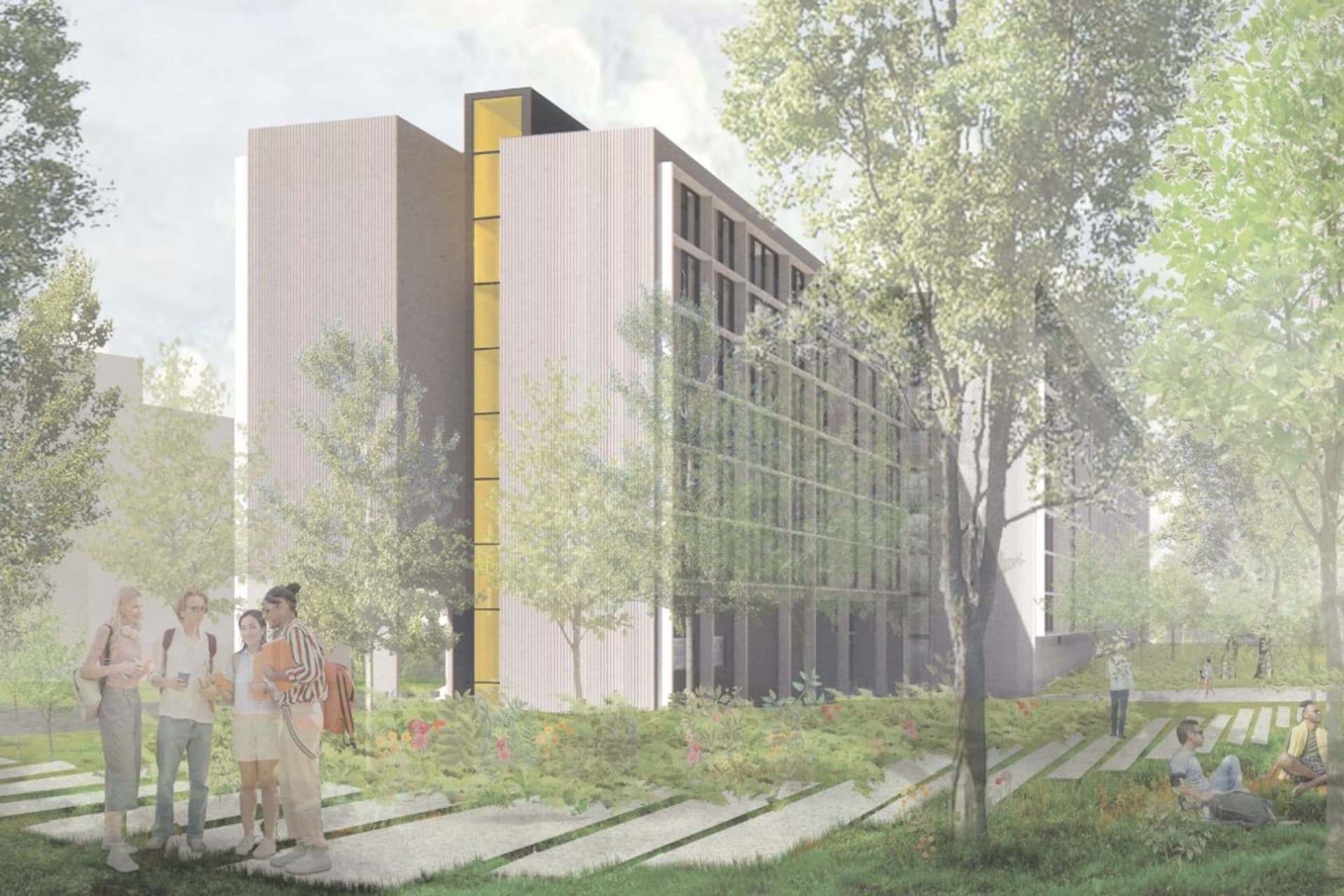SFU Burnaby, 학생들을 위한 445개의 침대가 있는 새로운 기숙사 건설 시작-이미지