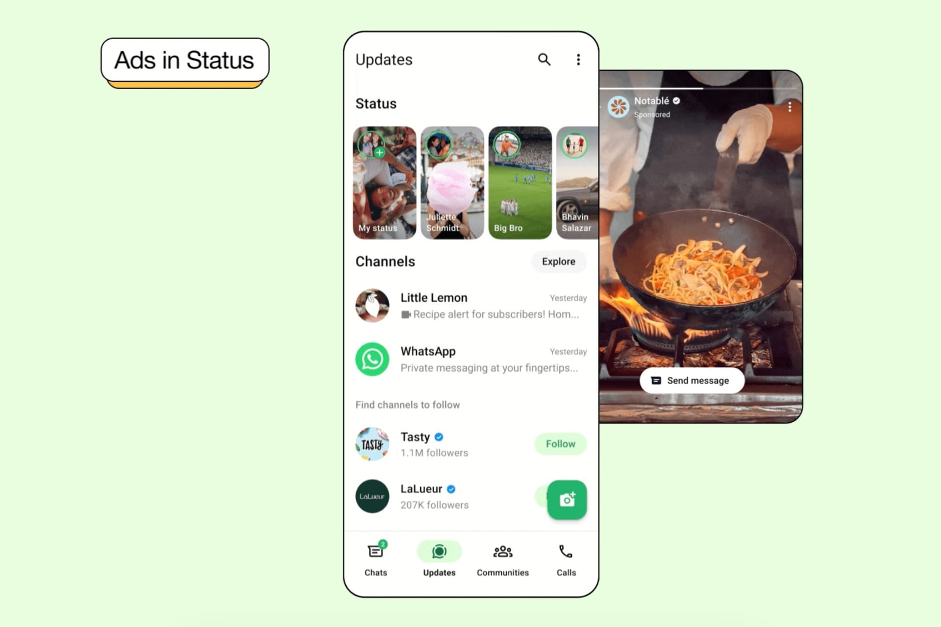 WhatsApp에도 광고가 등장한다! 메타의 새로운 수익 모델-이미지