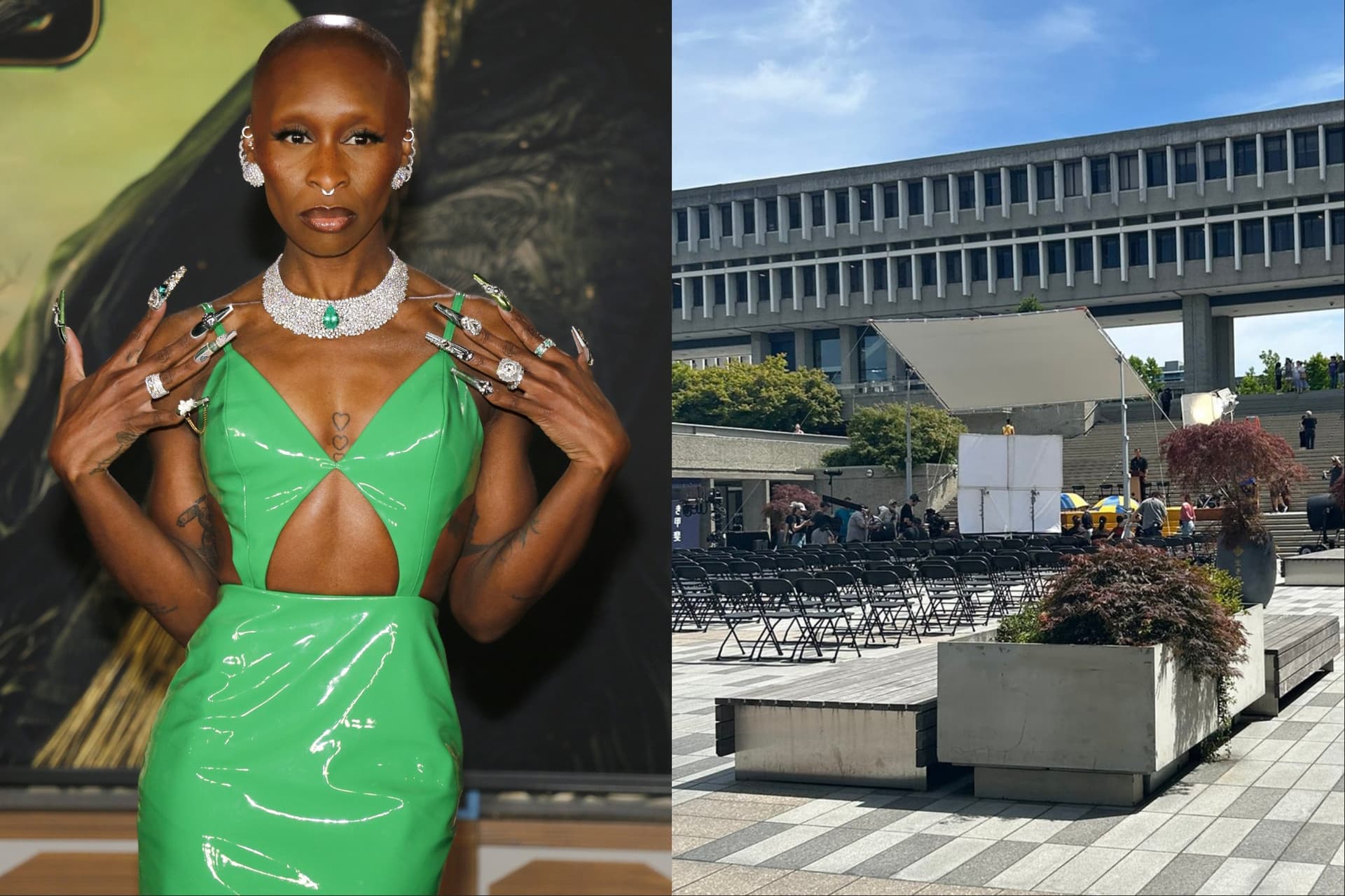 Hollywood 스타 Cynthia Erivo, SFU에서 새 액션 스릴러 촬영 중 목격돼-이미지