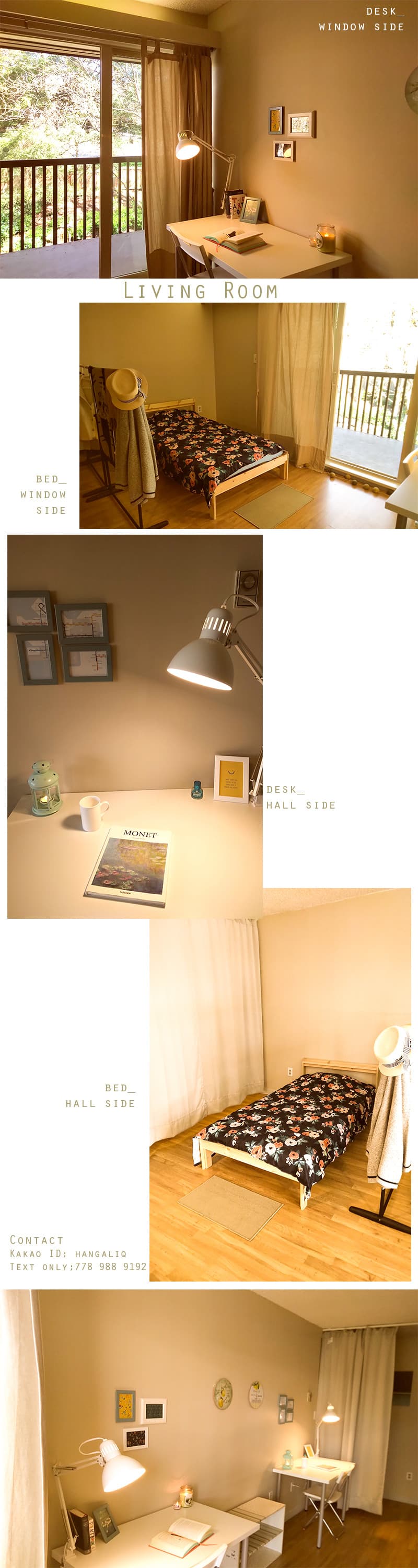 파격할인**6개월 계약시 $500 (여성전용)완전 초역세권-로히드역 바로 건너편 LIVING Room 1명 1월 1일부터입주 가능 썸네일