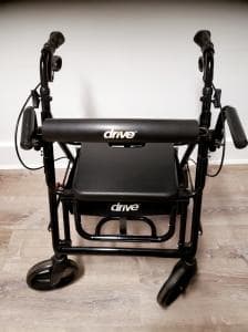 시니어용-워커-및-이송용-휠체어-겸용-Duluj-이미지